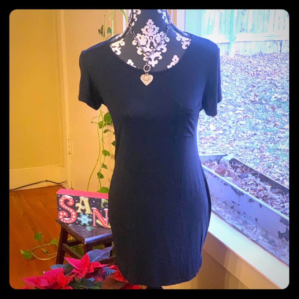 Simple black dress